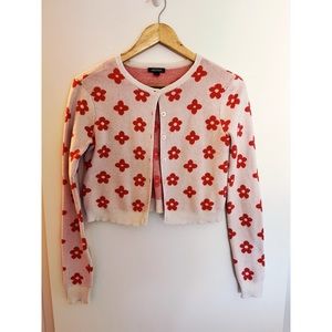 Y2K 90’s flower cardigan sweater